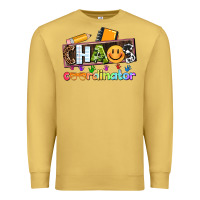Antique Gold teacher chaos coordinator Premium Sweatshirt - AdoDesignShop