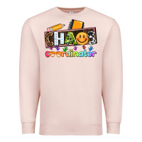 Pale Pink teacher chaos coordinator Premium Sweatshirt - AdoDesignShop