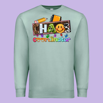 Teacher Chaos Coordinator Premium Sweatshirt Designed By Adodesignshop