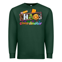 Sports Green teacher chaos coordinator Premium Sweatshirt - AdoDesignShop