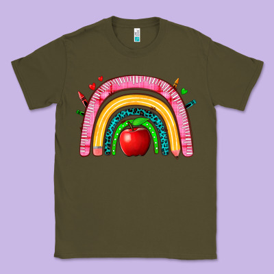 Classic Tee school rainbow