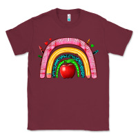 Burgundy school rainbow Classic Tee - Zillion Design Studio