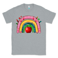 Heather Grey school rainbow Classic Tee - Zillion Design Studio