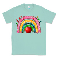 Seafoam school rainbow Classic Tee - Zillion Design Studio