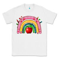 White school rainbow Classic Tee - Zillion Design Studio