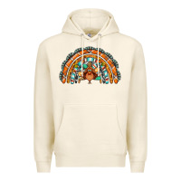 Tofu turquoise thanksgiving turkey rainbow Premium Hoodie - Jasminsmagicworld