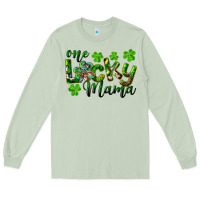 Matcha st. patricks day one lucky mama Long Sleeve Tee - RanaPortraitStore