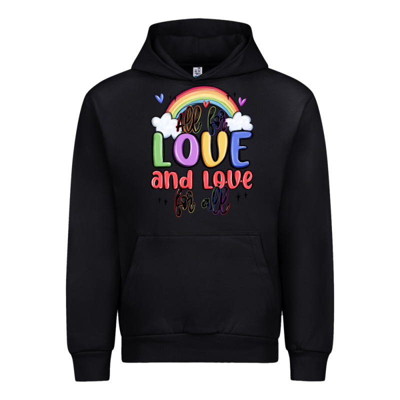 All For Love And Love For All Urban Hoodie by MaliasSmallBusiness | Teevron