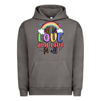 Pigment Tornado all for love and love for all Urban Hoodie - MaliasSmallBusiness