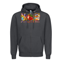 Smoke peace love teach Zipper Hoodie - texasbilliewilder