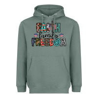 Sage faith family freedom Heavyweight Hoodie - CowhideDigitalArt