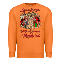 Carrot Christmas life is better with a german shepherd Premium Sweatshirt - JahusDesignShop