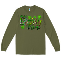 Army Green st. patricks day one lucky mimi Long Sleeve Tee - RanaPortraitStore