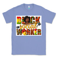 Colony Blue black social worker Classic Tee - texasbilliewilder