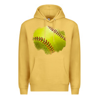 Antique Gold leopard softball patch Premium Hoodie - Jasminsmagicworld