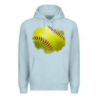 Blue Mist leopard softball patch Premium Hoodie - Jasminsmagicworld