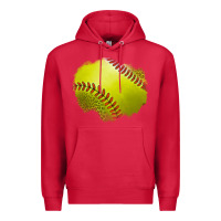 Cardinal leopard softball patch Premium Hoodie - Jasminsmagicworld