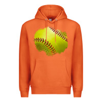 Carrot leopard softball patch Premium Hoodie - Jasminsmagicworld