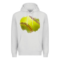 Dove Grey leopard softball patch Premium Hoodie - Jasminsmagicworld