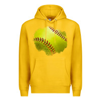 Lemon leopard softball patch Premium Hoodie - Jasminsmagicworld