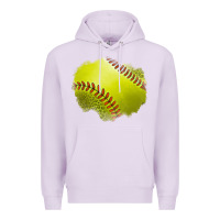 Lilac leopard softball patch Premium Hoodie - Jasminsmagicworld