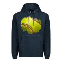 Navy leopard softball patch Premium Hoodie - Jasminsmagicworld
