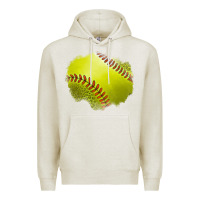 Oatmeal Heather leopard softball patch Premium Hoodie - Jasminsmagicworld