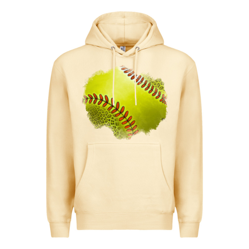 Leopard Softball Patch Premium Hoodie by Jasminsmagicworld | Teevron