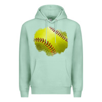 Seafoam leopard softball patch Premium Hoodie - Jasminsmagicworld
