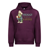 Froggy Before Coffee Urban Hoodie | Teevron