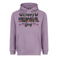 Lavender happy memorial day Heavyweight Hoodie - CowhideDigitalArt