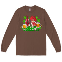 Chestnut st. patricks day roosters lets get lucked up Long Sleeve Tee - RanaPortraitStore