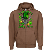 Chestnut st.patrick's day my french bulldog is my lucky charm Zipper Hoodie - RanaPortraitStore