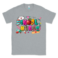 Heather Grey school nurse Classic Tee - Zillion Design Studio