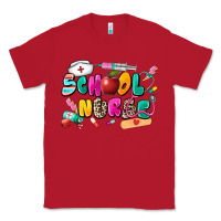 Red school nurse Classic Tee - Zillion Design Studio