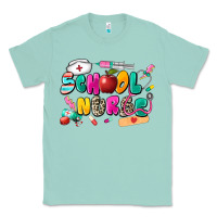 Seafoam school nurse Classic Tee - Zillion Design Studio