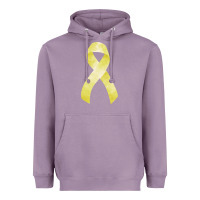 Lavender sarcoma or bone cancer ribbon Heavyweight Hoodie - FaDigitalArtStudio