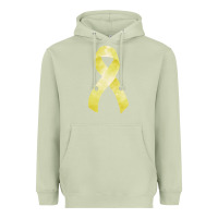 Matcha sarcoma or bone cancer ribbon Heavyweight Hoodie - FaDigitalArtStudio