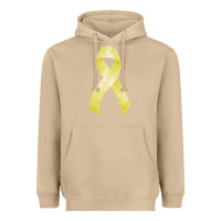 Mushroom sarcoma or bone cancer ribbon Heavyweight Hoodie - FaDigitalArtStudio