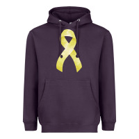 Plum sarcoma or bone cancer ribbon Heavyweight Hoodie - FaDigitalArtStudio