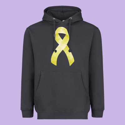 Sarcoma Or Bone Cancer Ribbon Heavyweight Hoodie Designed By Fadigitalartstudio
