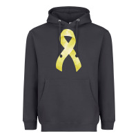 Smoke sarcoma or bone cancer ribbon Heavyweight Hoodie - FaDigitalArtStudio