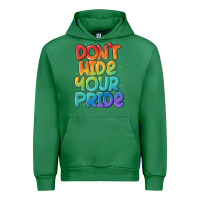 Emerald dont hide your pride Urban Hoodie - MaliasSmallBusiness