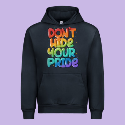 Dont Hide Your Pride Urban Hoodie Designed By Maliassmallbusiness