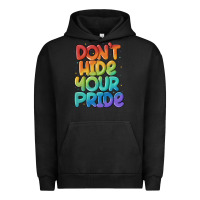 Pigment Black dont hide your pride Urban Hoodie - MaliasSmallBusiness