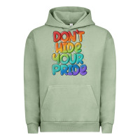 Pigment Oil Green dont hide your pride Urban Hoodie - MaliasSmallBusiness