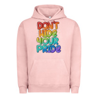 Pigment Salmon dont hide your pride Urban Hoodie - MaliasSmallBusiness