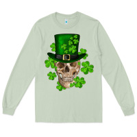 Matcha st. patricks day skull Long Sleeve Tee - RanaPortraitStore