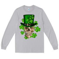 Moon Dust st. patricks day skull Long Sleeve Tee - RanaPortraitStore