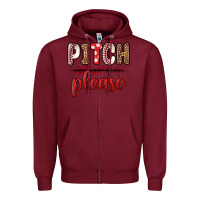 Burgundy pitch please Zipper Hoodie - Zillion Design Studio